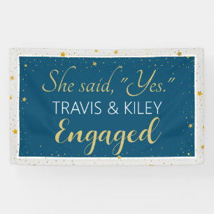 Celebration! Custom Engagement party banner