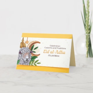 Celebration Custons and Traditions (Eid al-Adha) Thank You Card