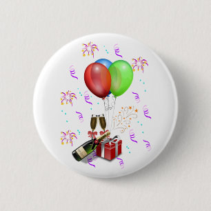 Celebration Decorations 6 Cm Round Badge
