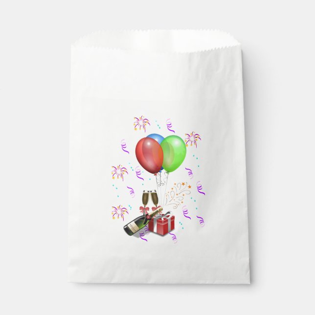 Celebration Decorations Favour Bags (Front)