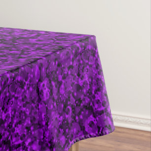 Celebration Dots 10-Purple Cotton Tablecloth 52x70