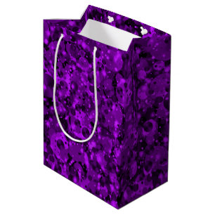 Celebration Dots-10-Purple GIFT BAG M