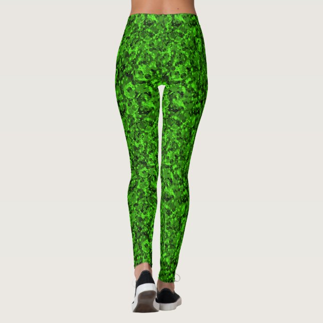 Celebration Dots-5-LEGGINGS Leggings (Back)