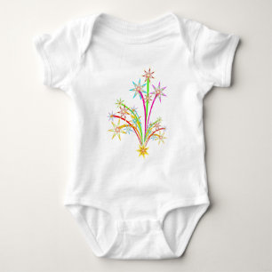 Celebration fireworks baby bodysuit