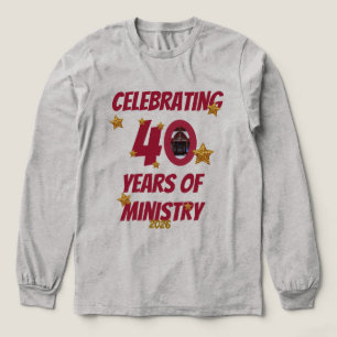 Celebration for 40th Anniversary  Tri-Blend Shirt