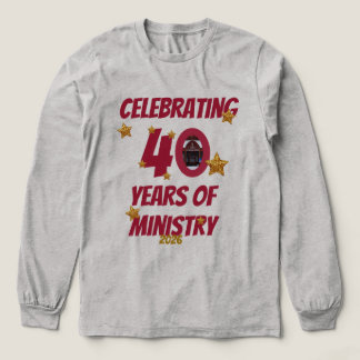 Celebration for 40th Anniversary Tri-Blend Shirt