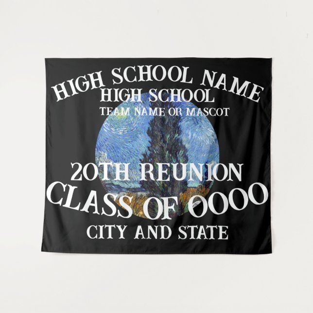 Celebration Grad Class Retirement 2024 Cruise Ship Tapestry (Front (Horizontal))