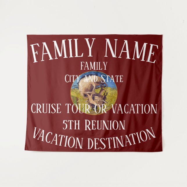 Celebration Grad Class Retirement 2024 Cruise Ship Tapestry (Front (Horizontal))
