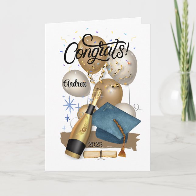Celebration Graduation  Essentials  Note Card (Front)