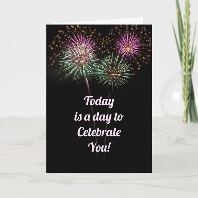 Celebration Greeting Card (Front)