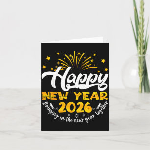 Celebration Happy New Year 2026 Nye New Years Eve Card