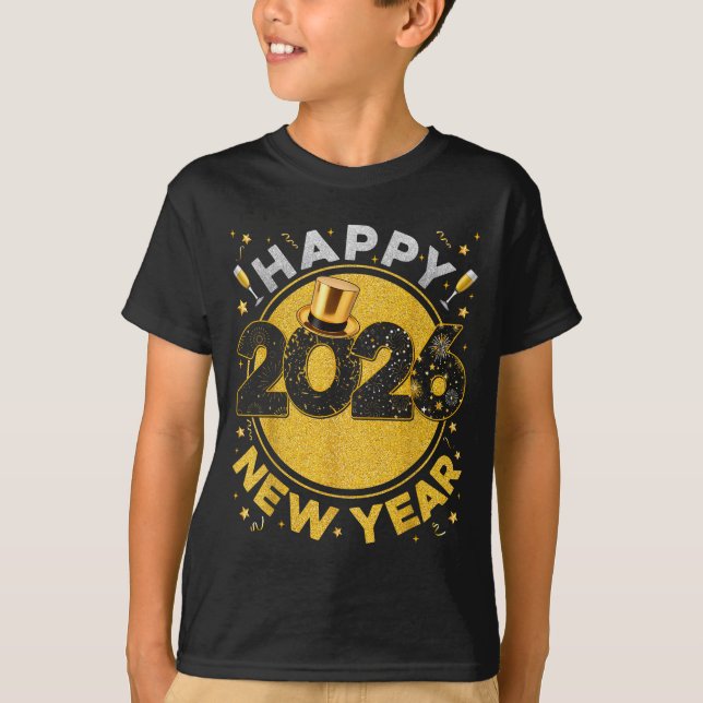 Celebration Happy New Year Eve 2026 Party Men Wome T-Shirt (Front)