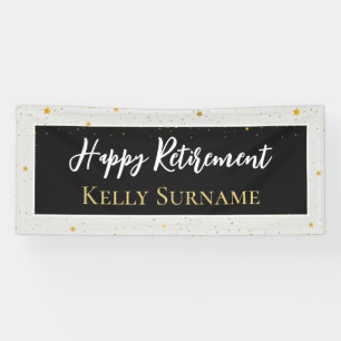 Celebration! Happy retirement banner 