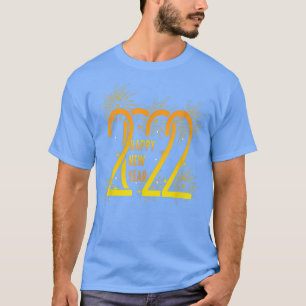 Celebration Holiday Hello 2022 Happy New Year  T-Shirt