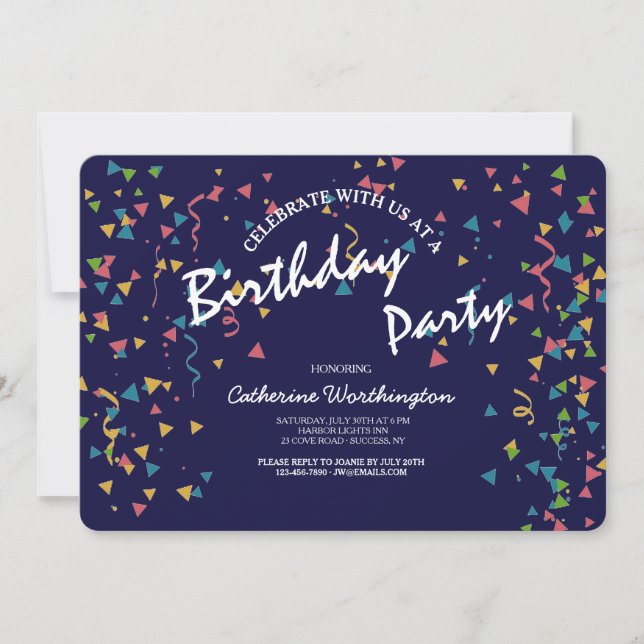 Celebration Invitation (Front)