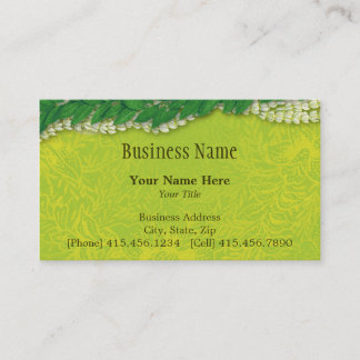celebration lei business card