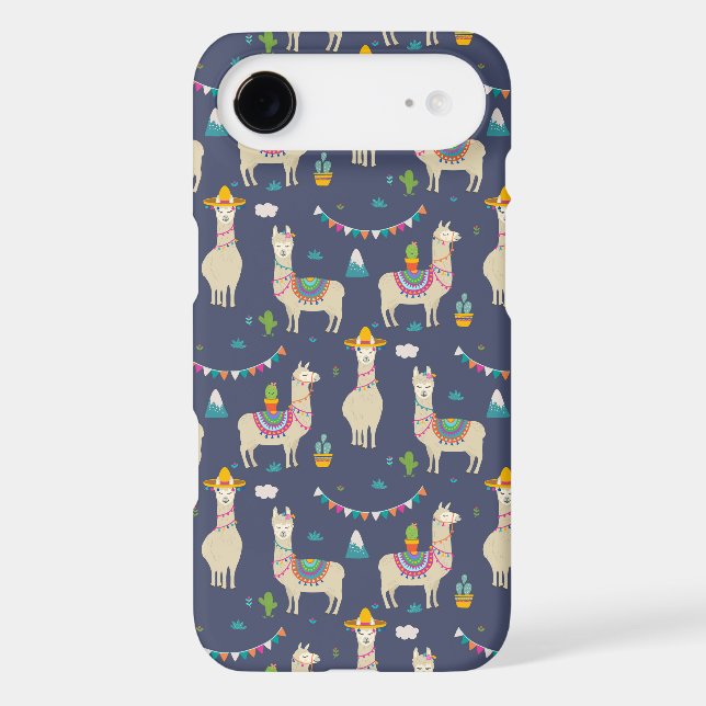 Celebration Llama Pattern Case-Mate Samsung Galaxy Case (Back)