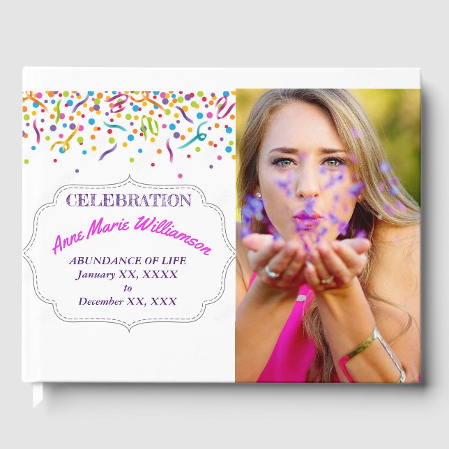 CELEBRATION MEMORIES GUEST BOOK (Front)