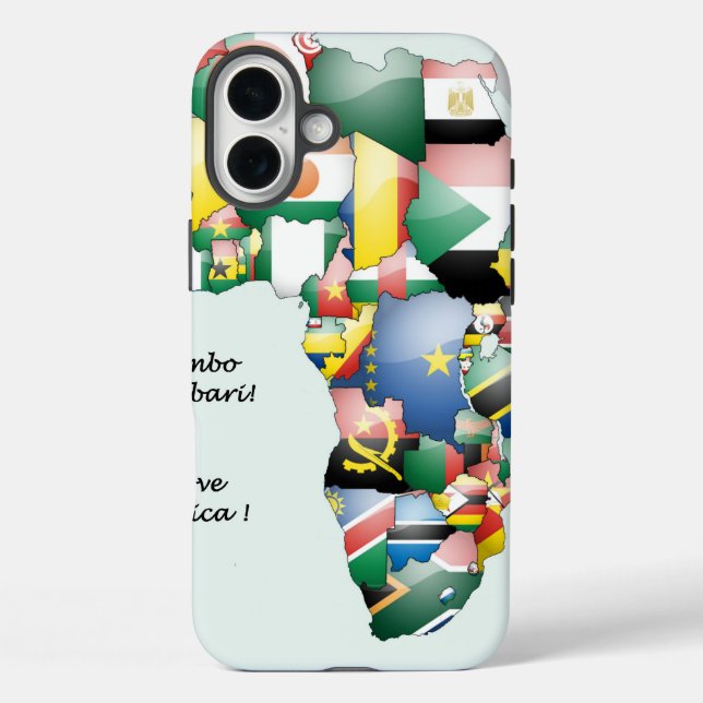 Celebration of Africa in Flags Design Case-Mate iPhone Case (Back)