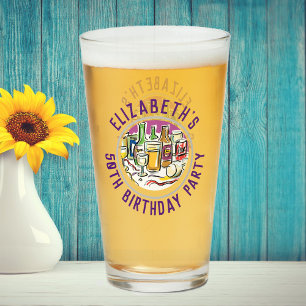 Celebration of Age 50th Birthday Glass