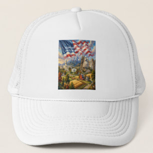 Celebration of America's 250 Year Sesquicentennial Trucker Hat