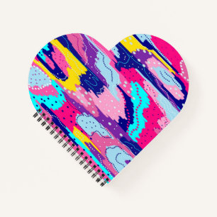 Celebration of Colour Abstract Art Notebook