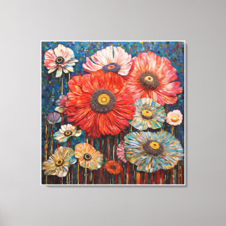 celebration of floral life anemones canvas print