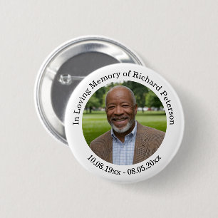 Celebration of Life 1 Special Photo  6 Cm Round Badge