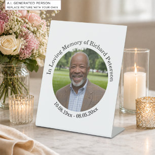 Celebration of Life 1 Special Photo Pedestal Sign