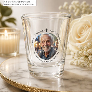Celebration of Life 1 Special Photo  Shot Glass