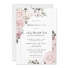 Celebration of Life Blush Pink Rose Rustic Floral