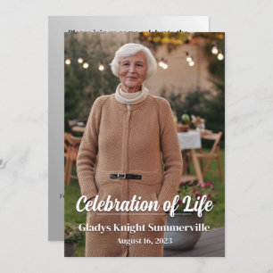 Celebration of Life Card   Eternally Yours QR Code
