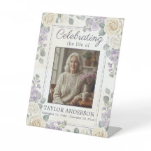 Celebration of life decoration memorial sign