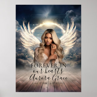 Celebration Of Life Heavenly Memorial Welcome Sign