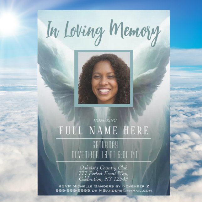 Celebration of Life - In Loving Memory Invitation (Creator Uploaded)