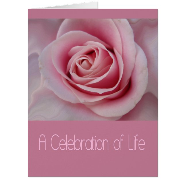 Celebration of Life Invitation (Front)