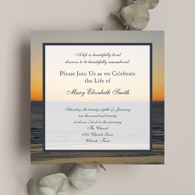 Celebration of Life Invitation (Creator Uploaded)