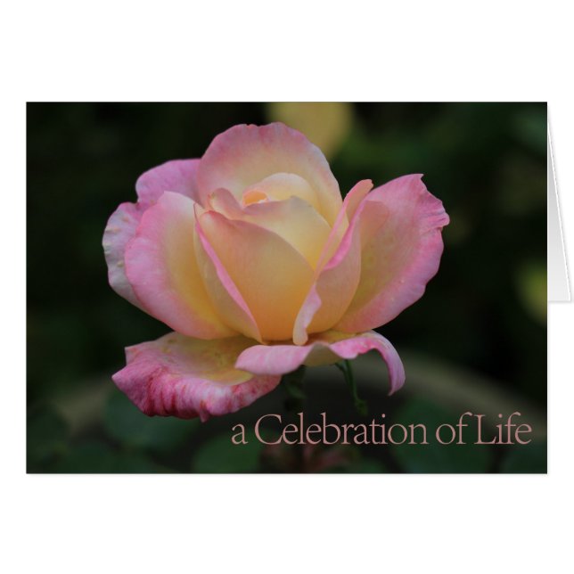 Celebration of Life Invitation (Front Horizontal)