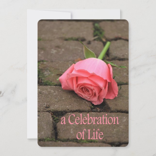 Celebration of Life Invitation (Front)