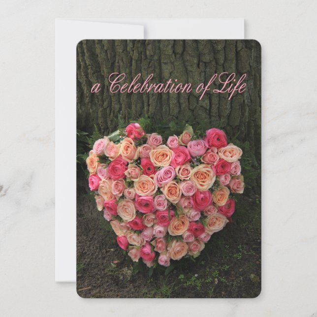 Celebration of Life Invitation (Front)