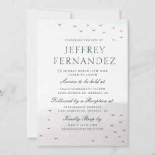 Celebration of Life Invitation Order of Service