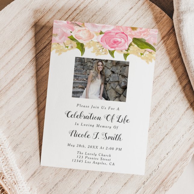 Celebration Of Life Invitations (Creator Uploaded)