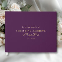 Celebration of Life Memorial–Elegant Minimal