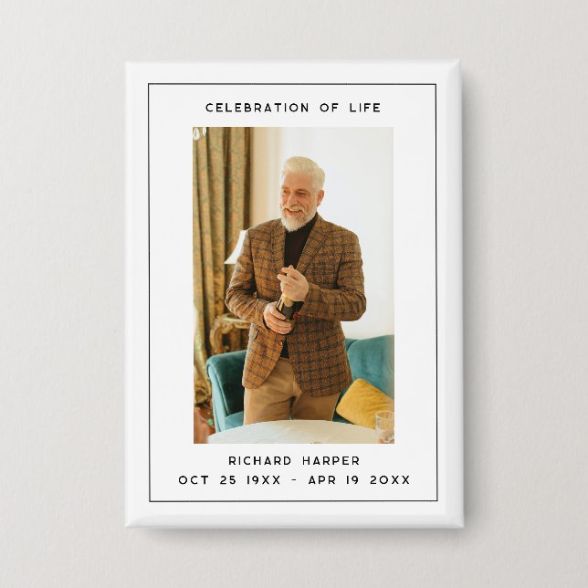 Celebration Of Life Memorial Photo (Front)