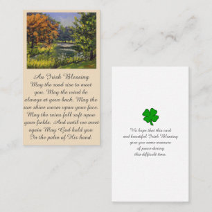 Celebration of Life Memorial Sympathy Card