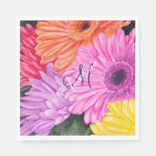 CELEBRATION OF LIFE MONOGRAM PARTY NAPKIN