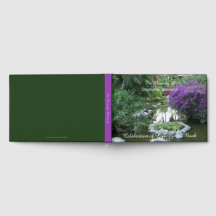 Celebration of Life, Name, Purple Flowers