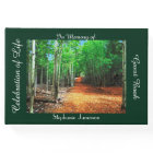 Celebration of Life Path Thru Aspens, Name, Trees