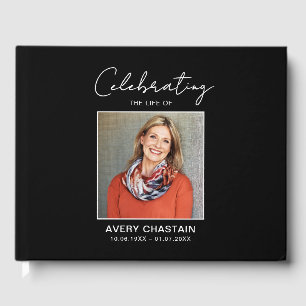 Celebration Of Life Photo Funeral Memorial   Guest Book