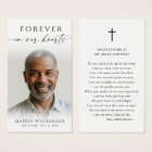 Celebration of Life Photo Funeral Prayer Card